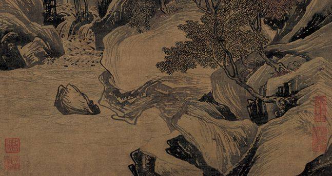 唐伯虎《骑驴归思图》 历代国画 第5张