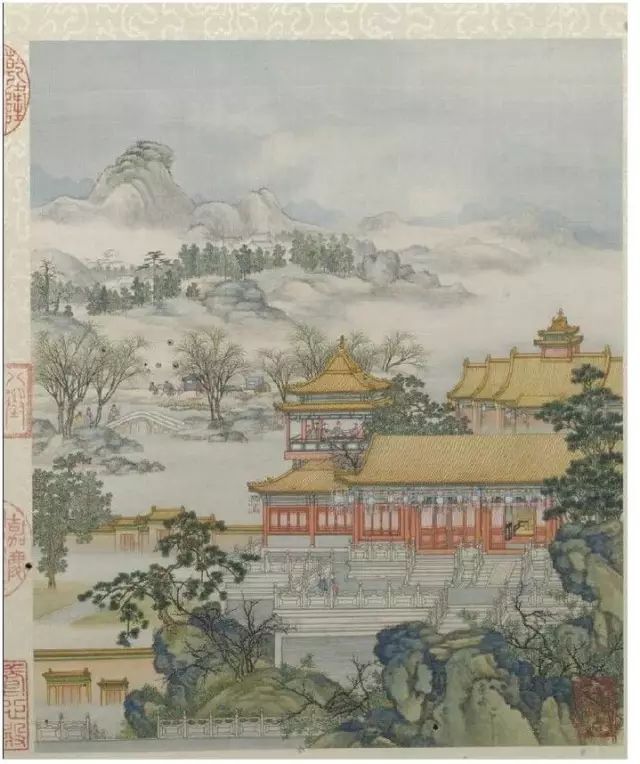 陈枚《圆明园山水楼阁图册》 历代国画 第13张