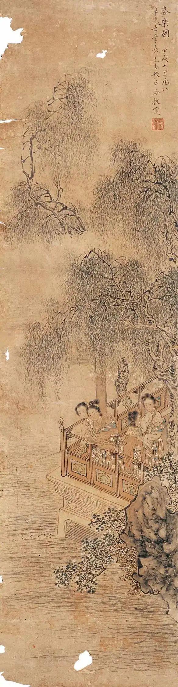 冷枚 精品国画欣赏 历代国画 第16张-墨韵书香 冷枚 精品国画欣赏 历代国画 第16张