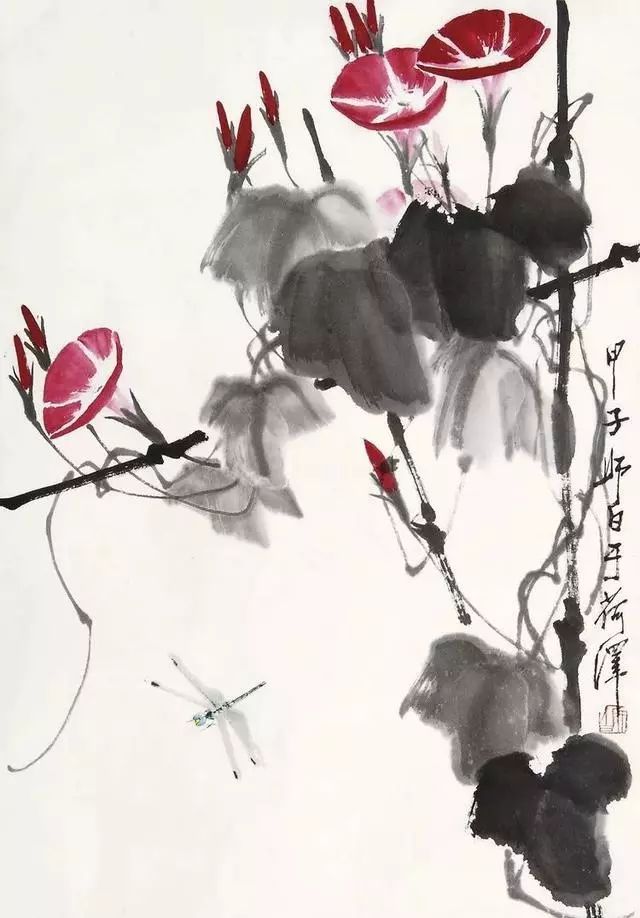 娄师白《牵牛花》 未分类 第6张-墨韵书香 娄师白《牵牛花》 未分类 第6张