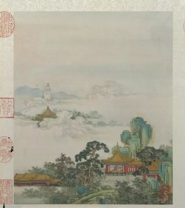 陈枚《圆明园山水楼阁图册》 历代国画 第11张