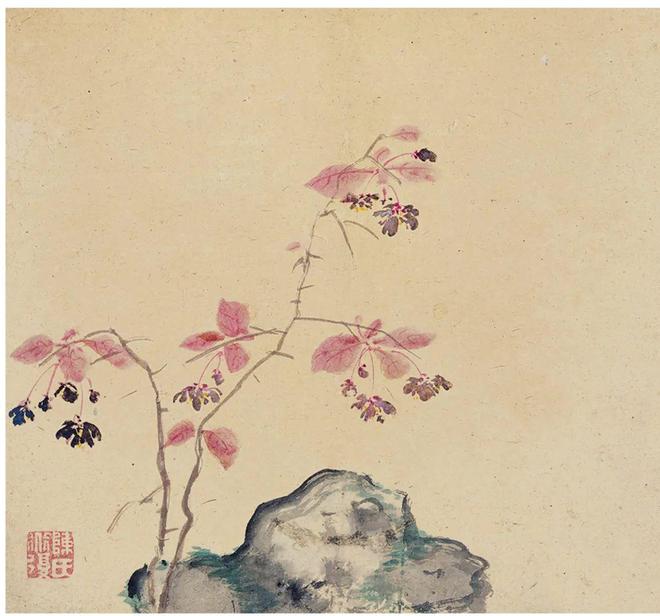 陈淳《漫兴折枝花卉册》 历代国画 第13张