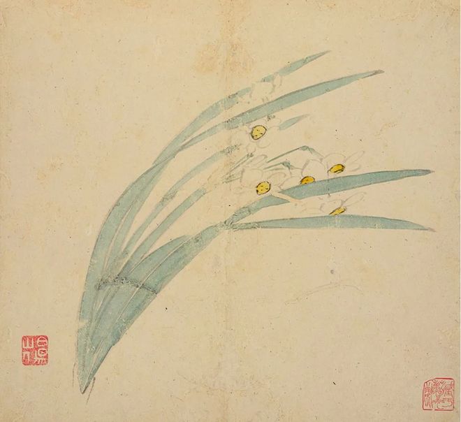 陈淳《漫兴折枝花卉册》 历代国画 第12张