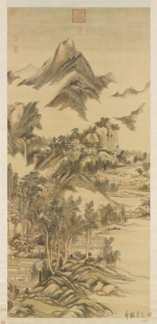 王原祁《云山无尽图》 历代国画 第1张