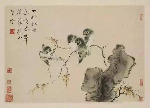 华喦《新罗山人花鸟册》 历代国画 第3张