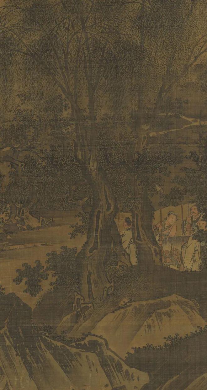 戴进《渭滨垂钓图》 历代国画 第3张