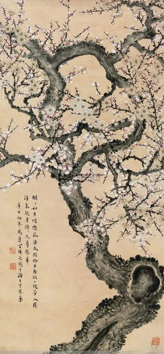丁辅之梅花韵欣赏 历代国画 第12张