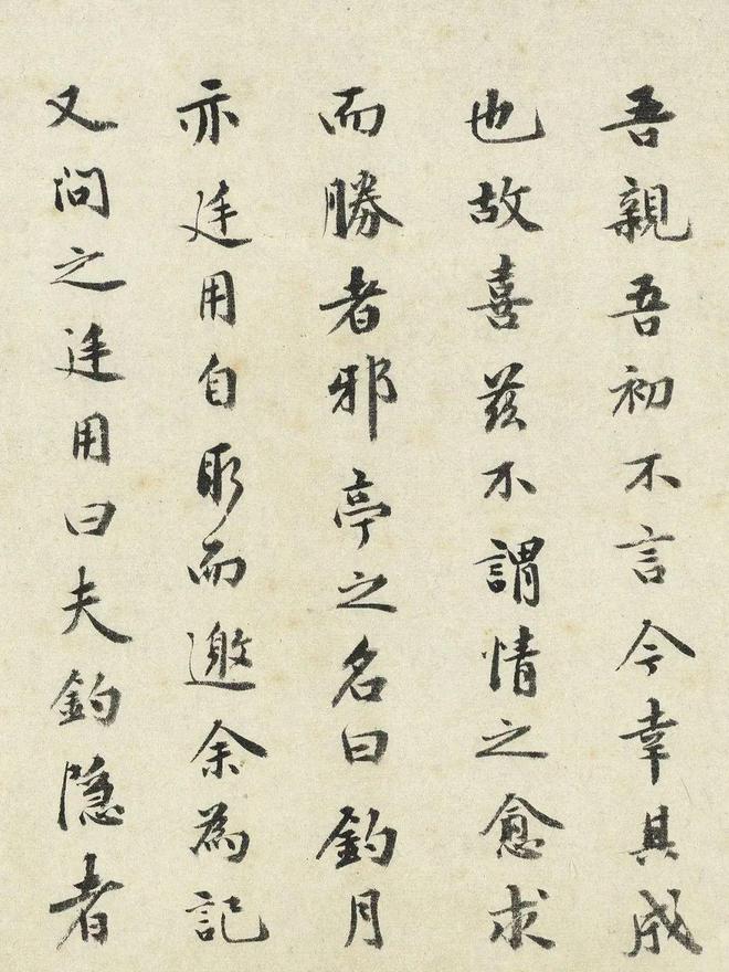 祝允明《吴氏钓月亭记》 历代书法 第3张