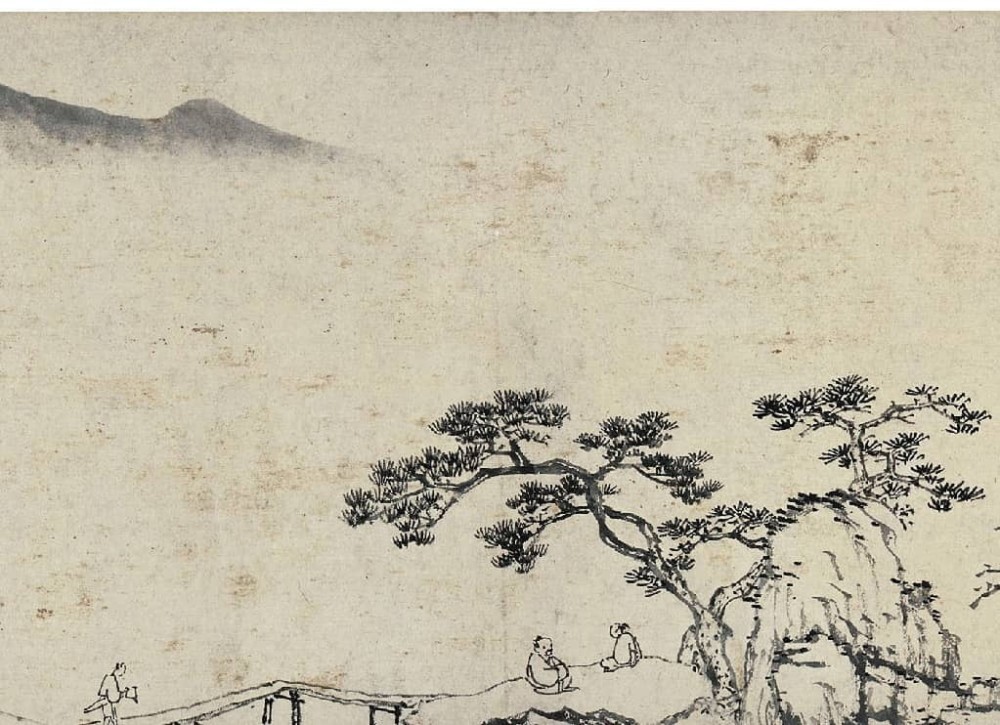 沈周《碧山吟社图卷》 历代国画 第2张