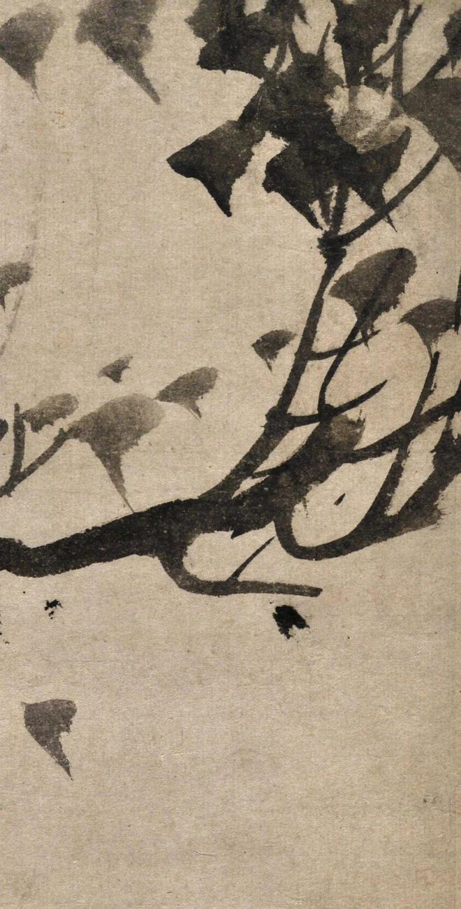 林良《古树寒鸦图》 历代国画 第7张