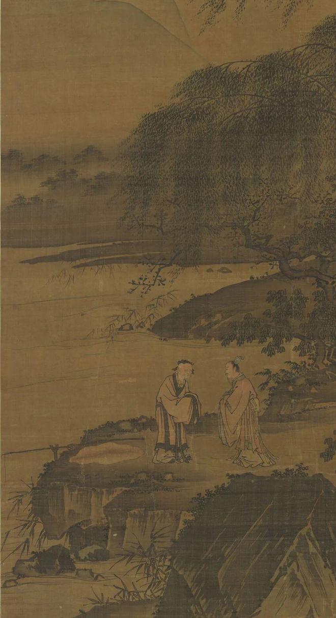 戴进《渭滨垂钓图》 历代国画 第2张