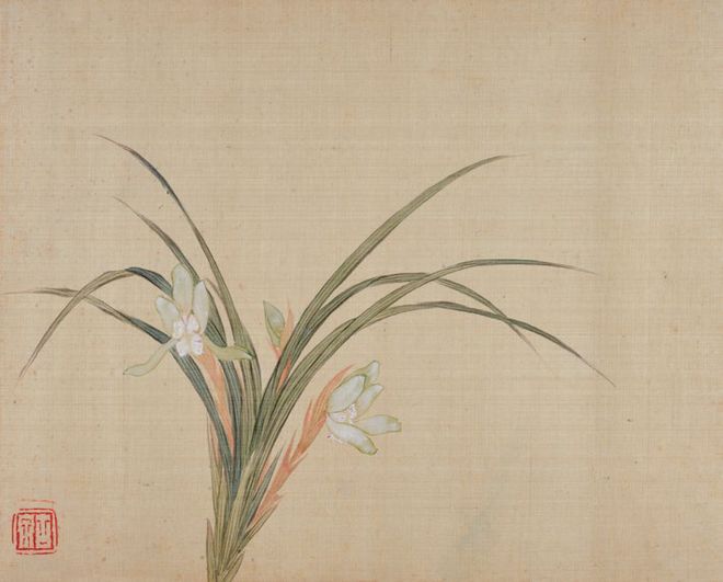 居廉《二十四番花信》 历代国画 第48张