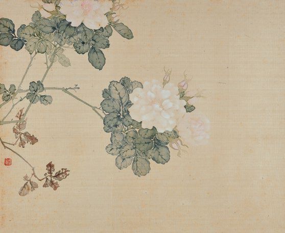 居廉《二十四番花信》 历代国画 第37张