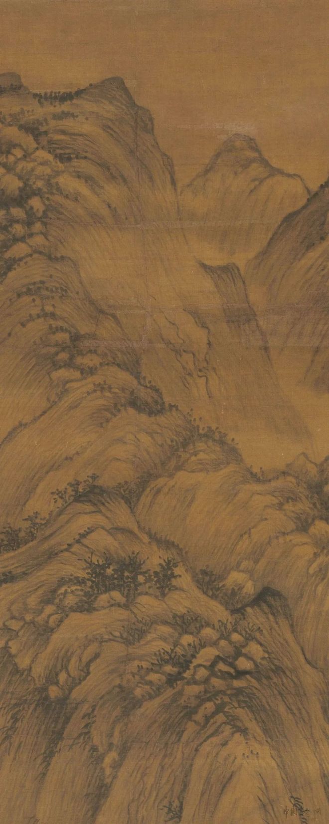 陈汝言《罗浮山樵图》 历代国画 第5张