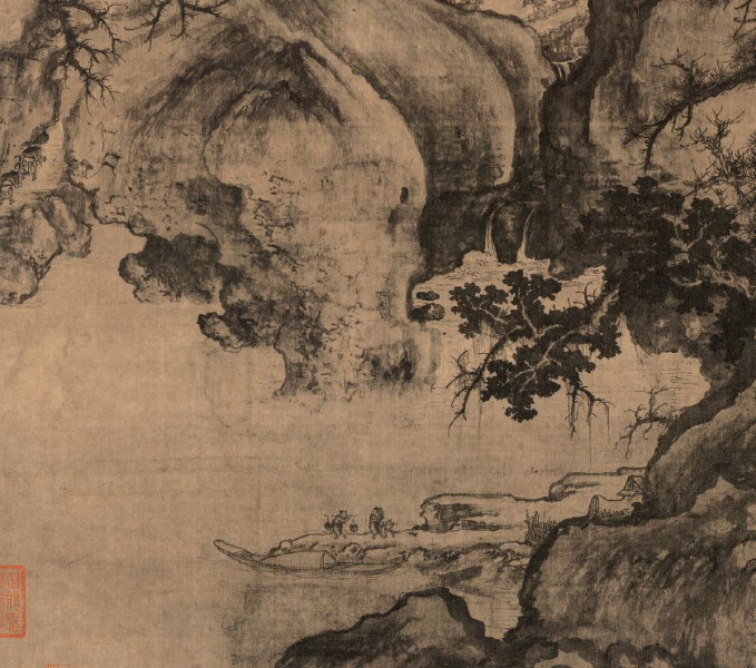 郭熙《早春图》 历代国画 第2张-墨韵书香 郭熙《早春图》 历代国画 第2张