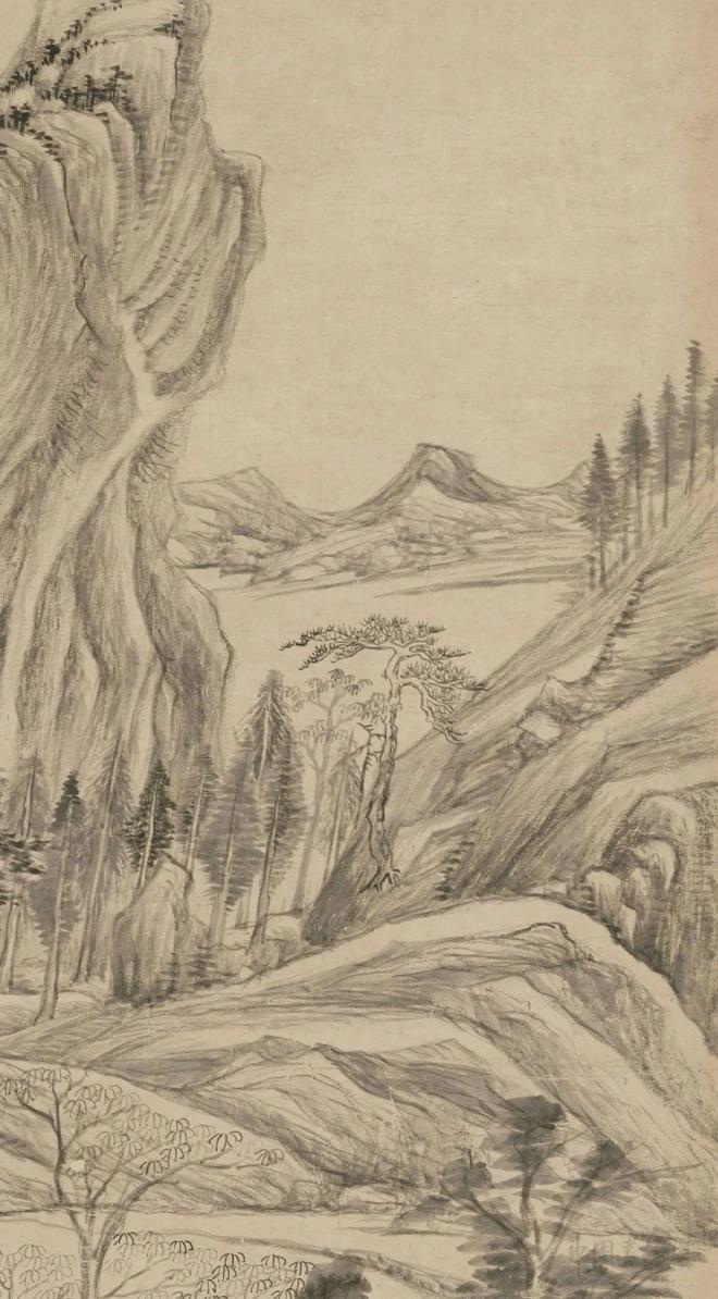 董其昌《岚容川色图》 历代国画 第4张