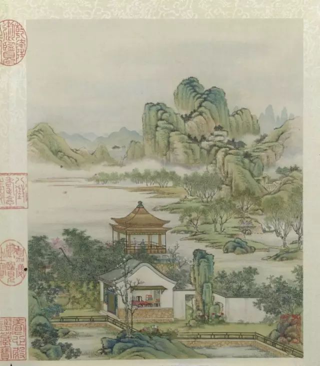 陈枚《圆明园山水楼阁图册》 历代国画 第2张