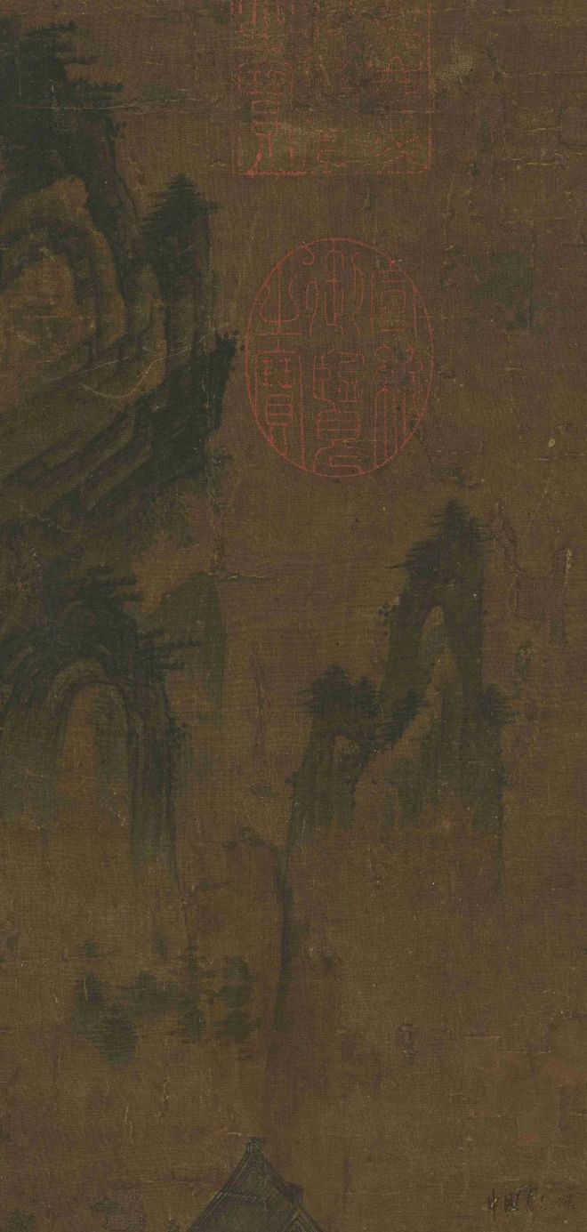 赵伯驹《汉宫春晓图》 历代国画 第6张