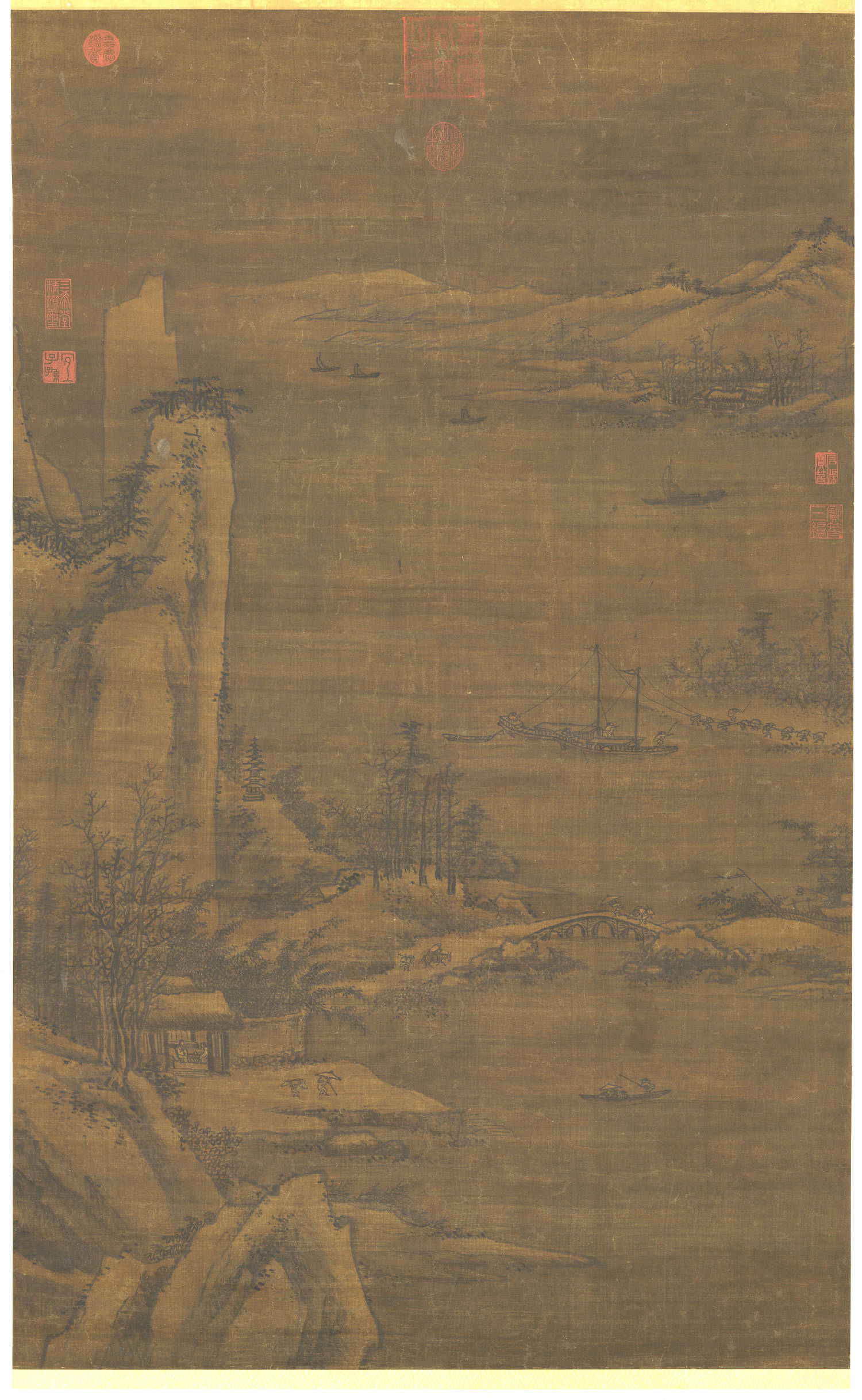 郭熙《丰年瑞雪图轴》 历代国画 第1张