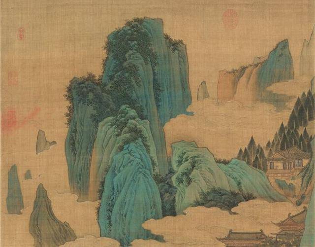 仇英《桃源仙境图》 历代国画 第2张