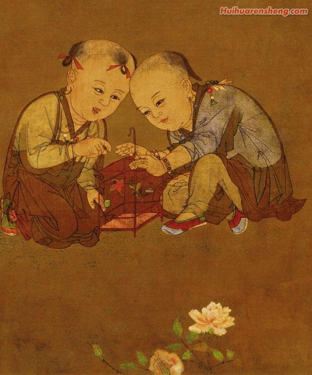 计盛 《货郎图》 历代国画 第7张