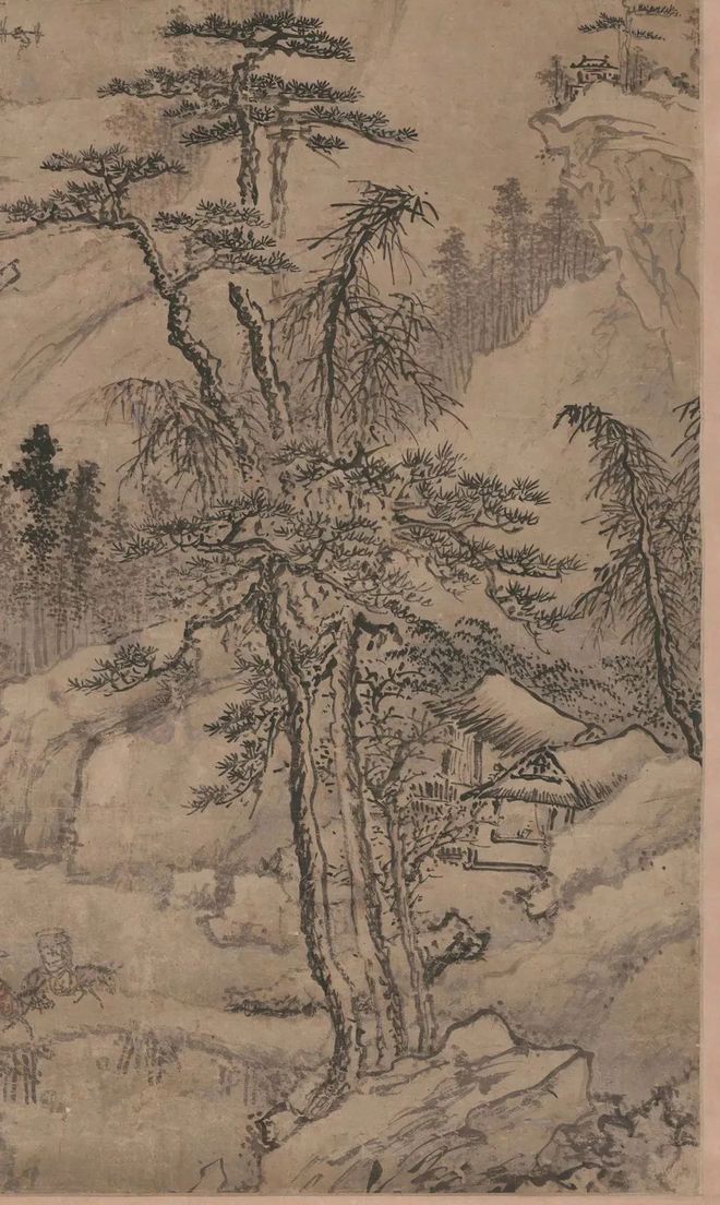 戴进《雪山旅行图》 历代国画 第2张