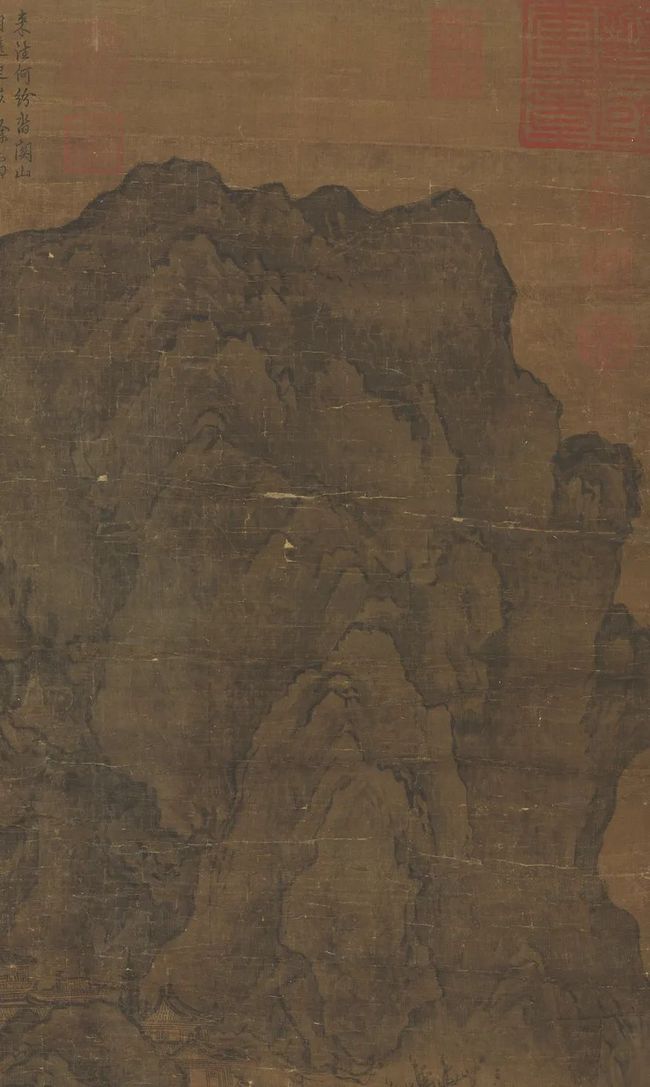 关仝《关山行旅图》 历代国画 第6张