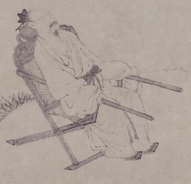 唐寅《桐阴清梦图》 历代国画 第5张