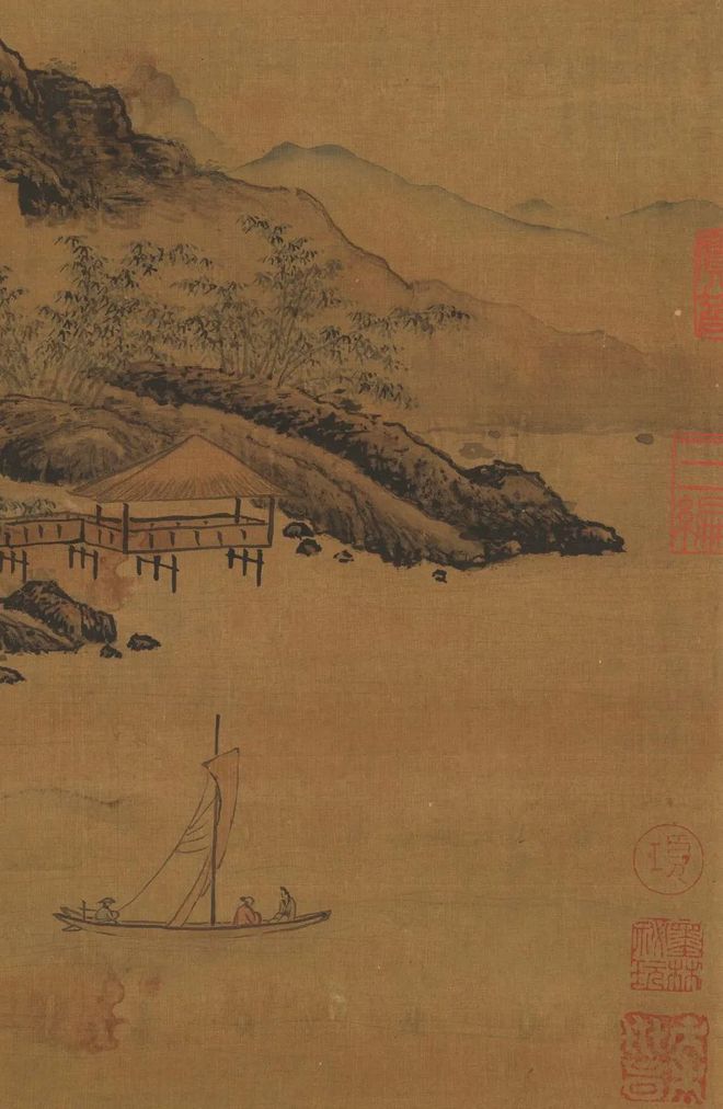 勾龙爽 《山水》 历代国画 第2张