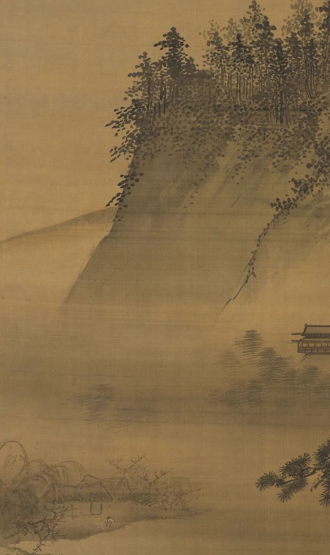 戴进《春游晚归图》 历代国画 第5张