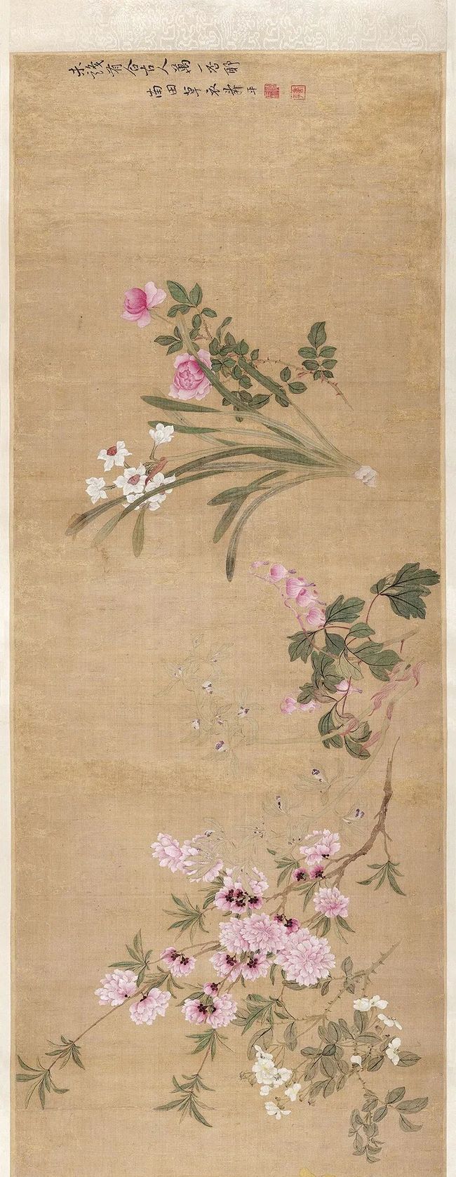 恽寿平：百花图（高清） 历代国画 第10张