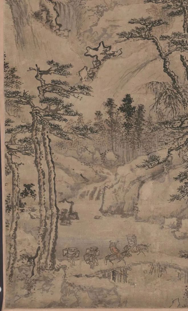 戴进《雪山旅行图》 历代国画 第3张