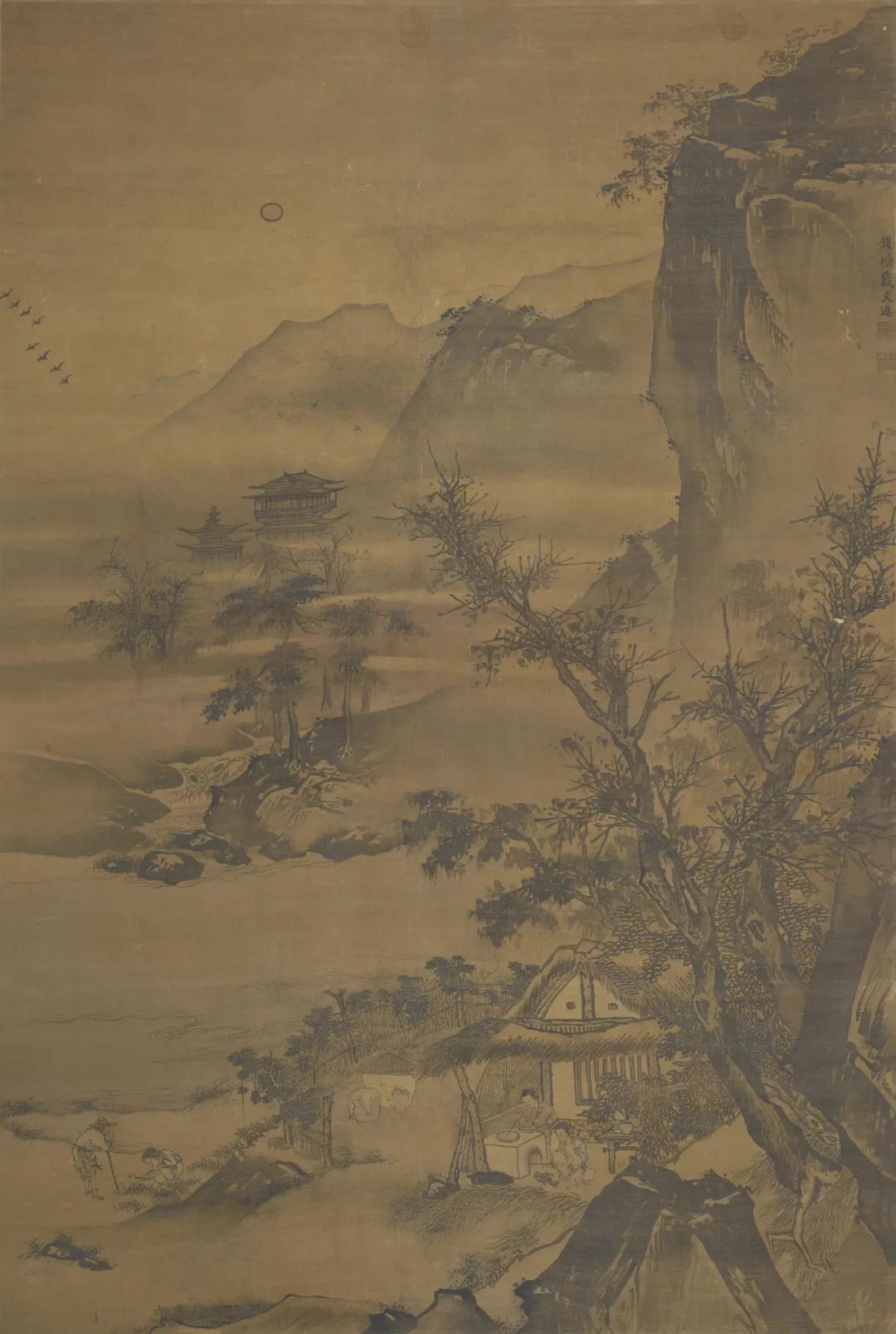 戴进《春酣图》 历代国画 第4张