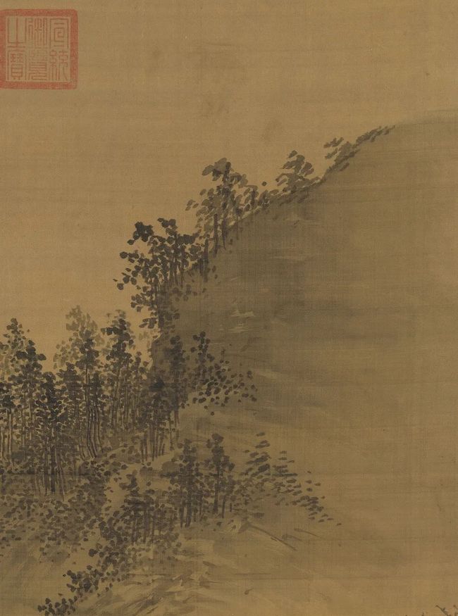 戴进《春游晚归图》 历代国画 第6张