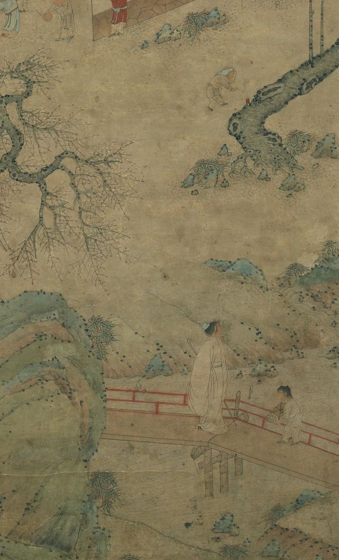 钱贡《太平春色图》 历代国画 第2张