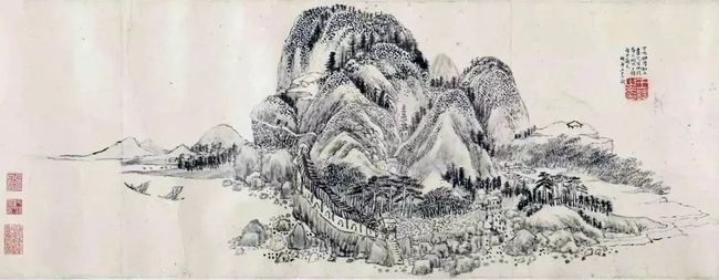 王铎 《 王屋图并草书诗卷》 历代书法 第19张