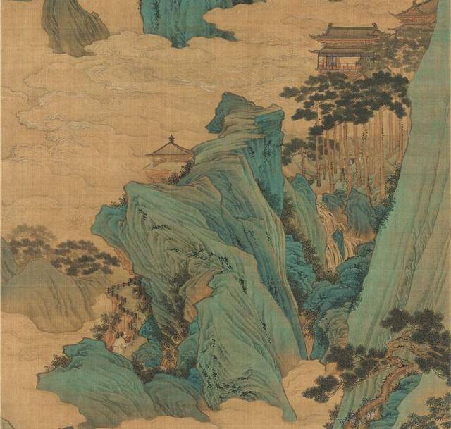 仇英《桃源仙境图》 历代国画 第3张