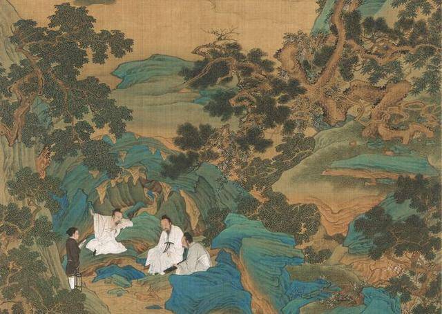 仇英《桃源仙境图》 历代国画 第4张