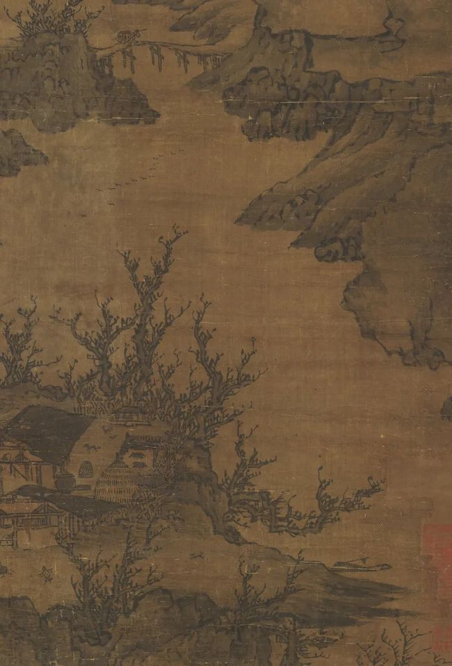 关仝《关山行旅图》 历代国画 第2张