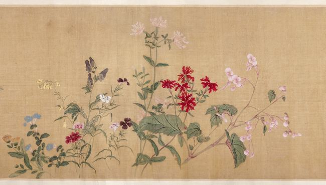 恽寿平：百花图（高清） 历代国画 第9张