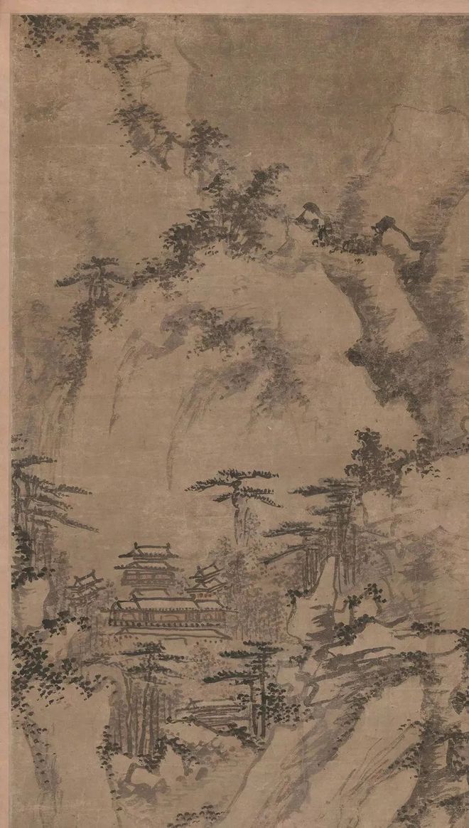 戴进《雪山旅行图》 历代国画 第6张