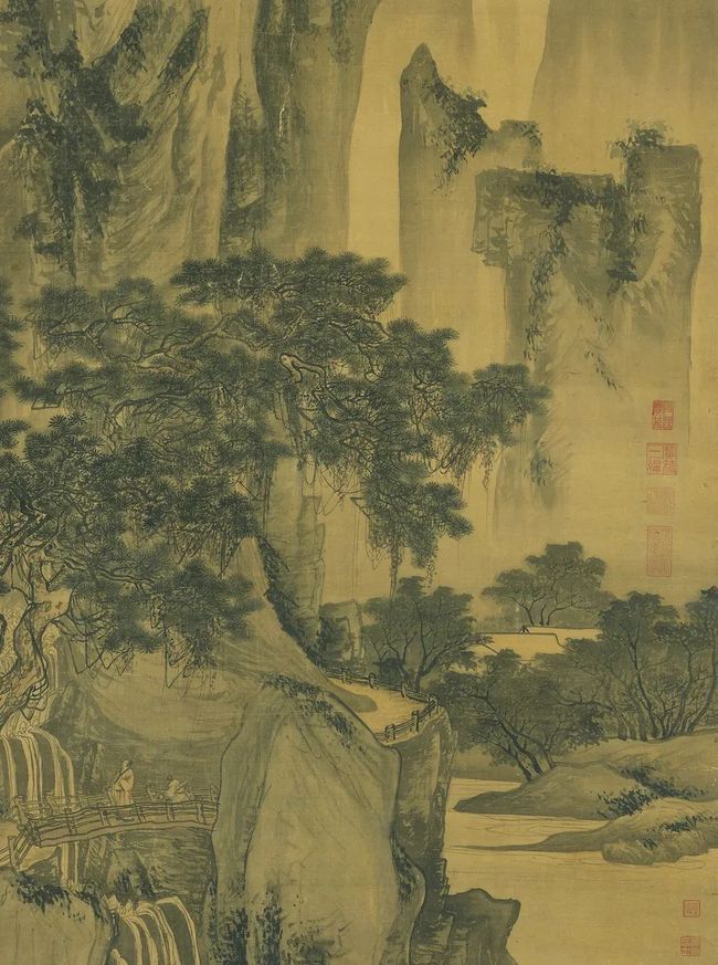 唐寅《山路松声图》 历代国画 第3张