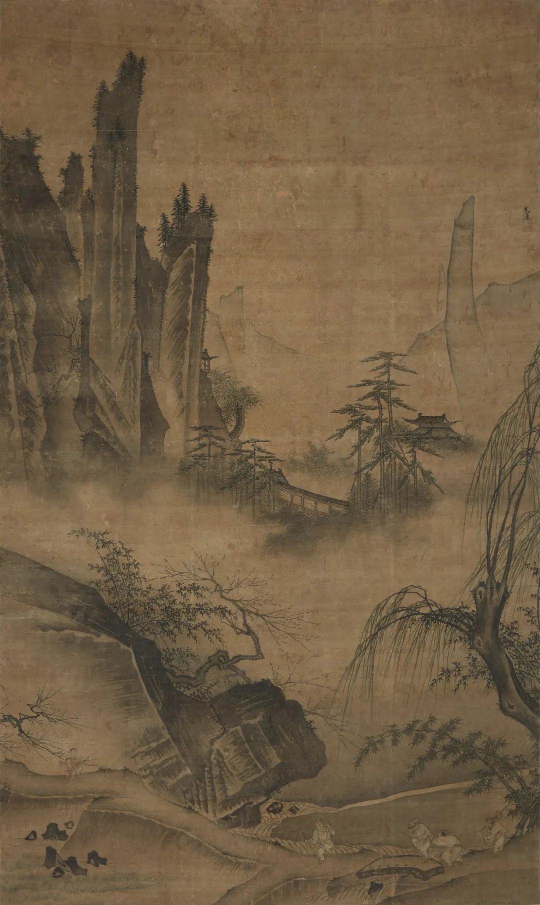 戴进《春酣图》 历代国画 第3张