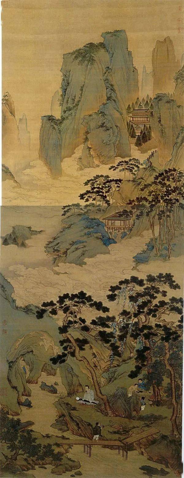明 仇英《玉洞仙源图》 历代国画 第1张