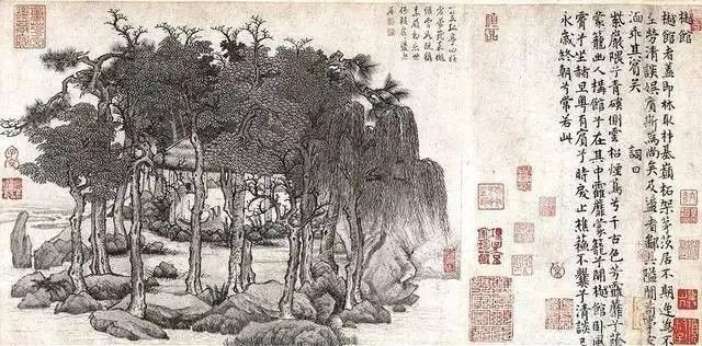 卢鸿《草堂十志图》 历代国画 第5张