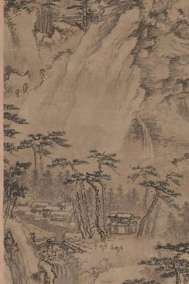 戴进《雪山旅行图》 历代国画 第4张