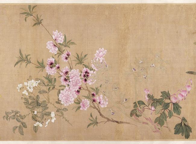 恽寿平：百花图（高清） 历代国画 第7张