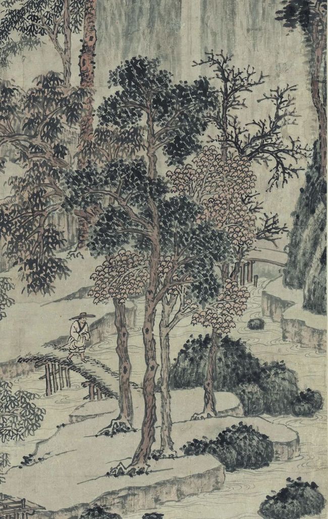 沈周《瀼西草堂图》 历代国画 第4张