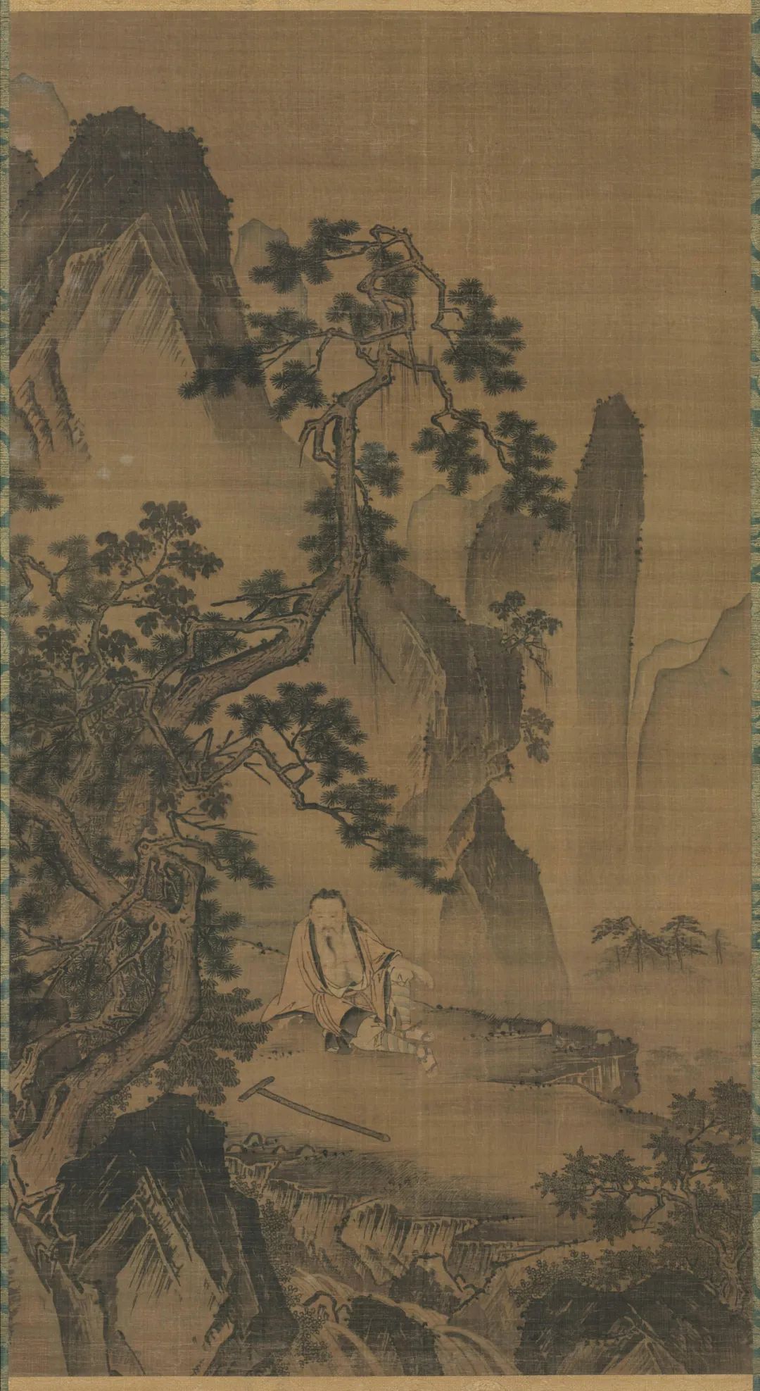 戴进《春酣图》 历代国画 第5张