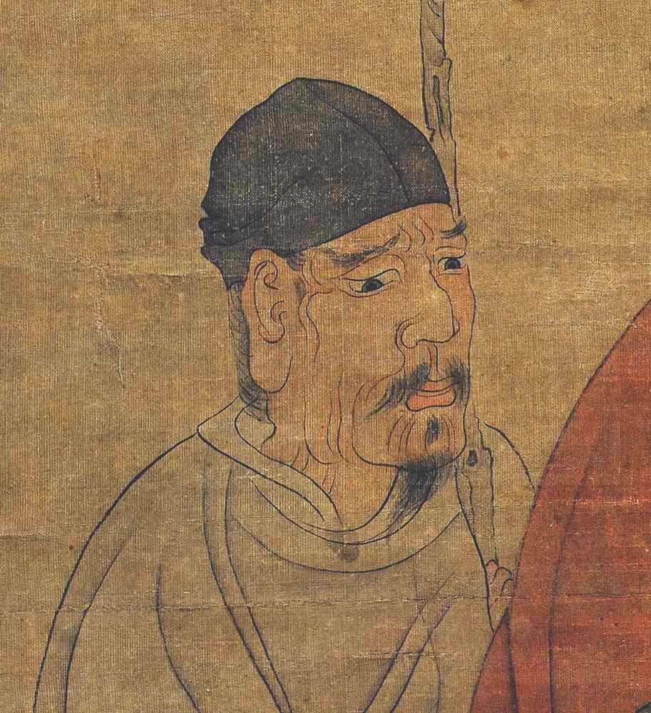 陈洪绶《羲之笼鹅图》 历代国画 第3张